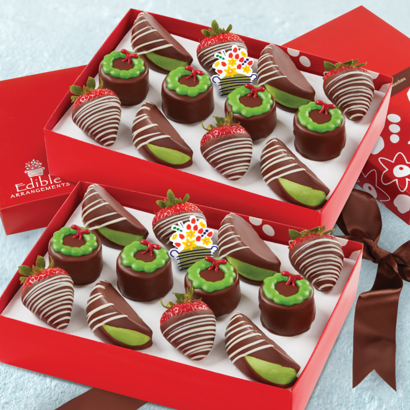 chocolate dipped fruit gift box
