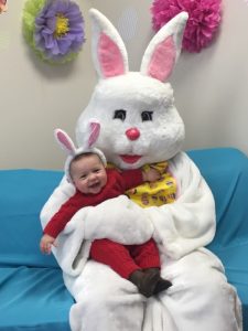 The Easter Bunny's new friend