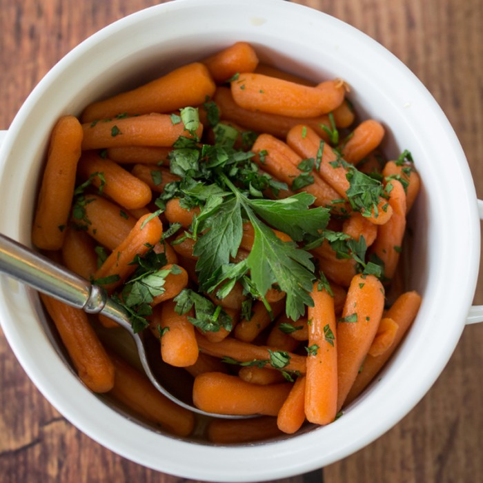 Maple Glazed Carrots with Organic Maple Syrup