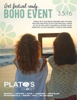 Platos Boho Event