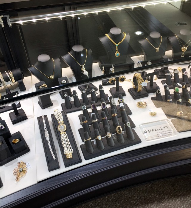 Display Case at Testa Fine Jewelry